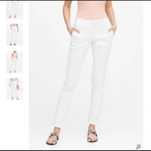 NWT white linen pants- summer must have!